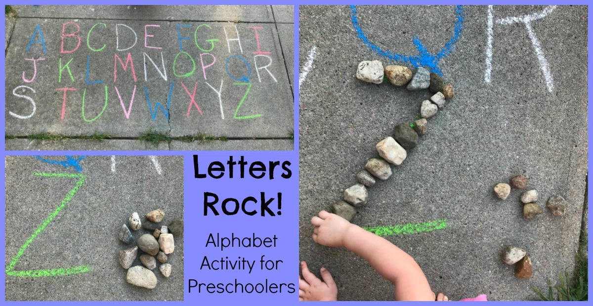 Rocks and Chalk Activities for Preschoolers