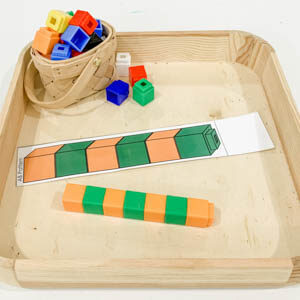 Math Snap Cube Patterns for Preschoolers