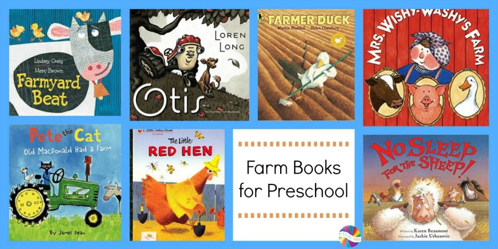 Books for a FARM Theme in Preschool