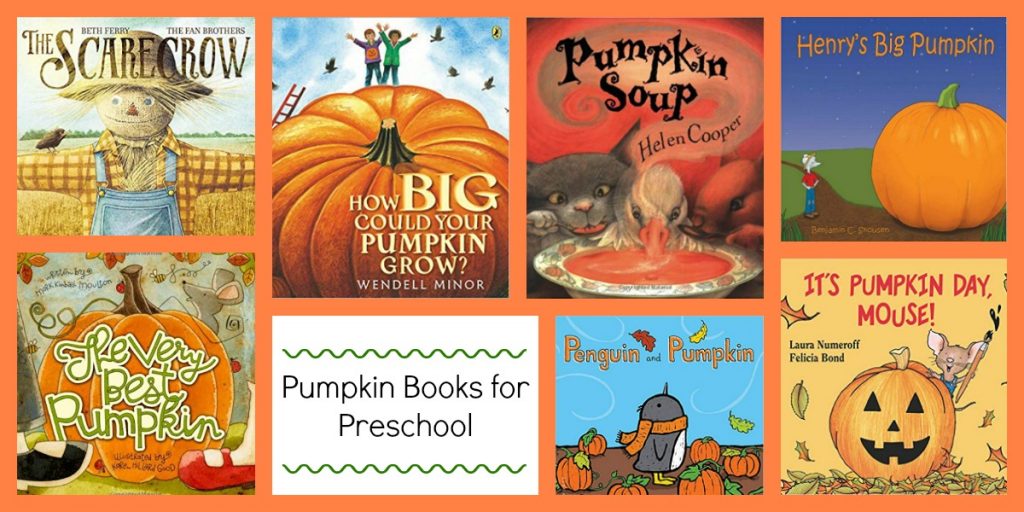 Pumpkin Books to Accompany the Ways to Play Every Day in Preschool October Activity Calendar