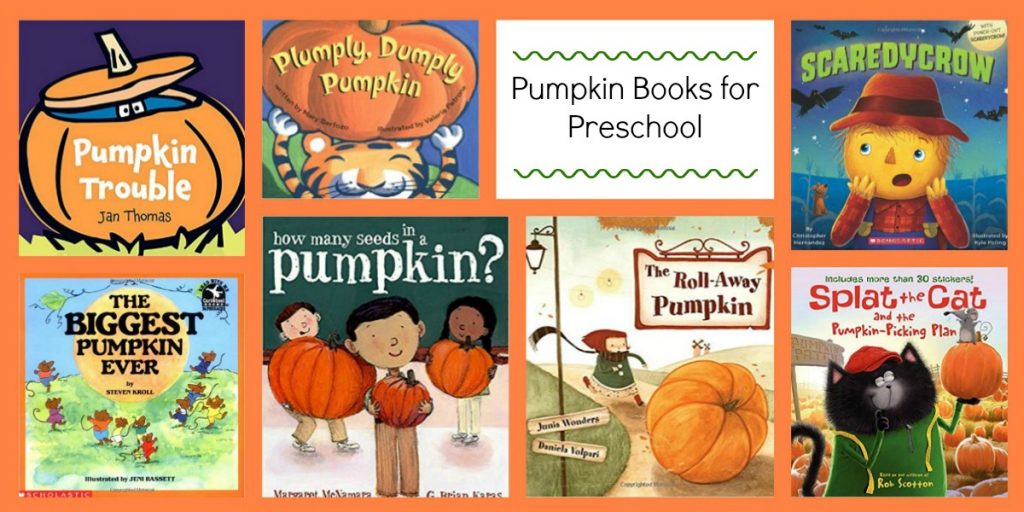 Pumpkin Books for Preschoolers to Accompany WEEK THREE of the Free October Ways to Play Every Day Activity Calendar