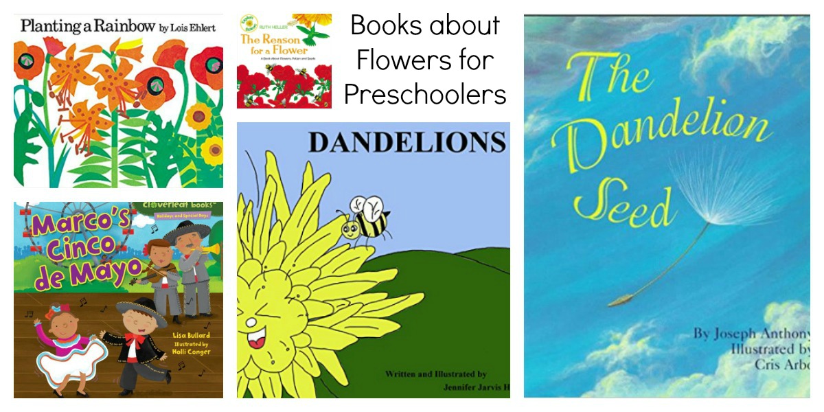 Flowers and Weeds Book Suggestions for Preschoolers