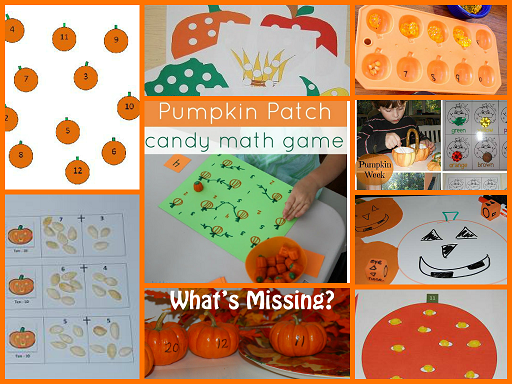 Pumpkin Math Activities for Preschool