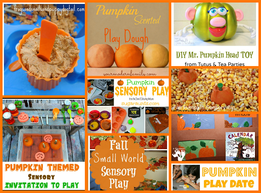 Pumpkin Sensory and Play Activities for Preschool