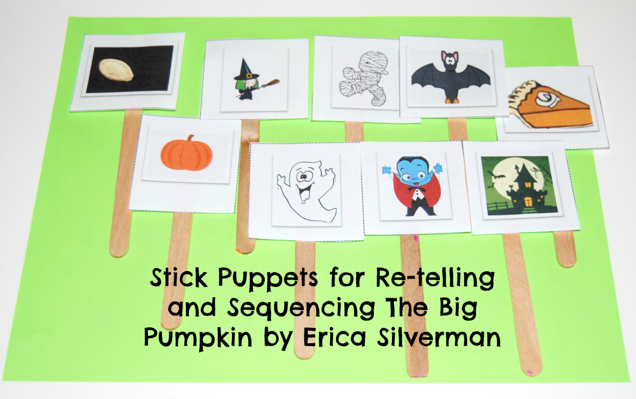 retelling-the-big-pumpkin-with-created-stick-puppets