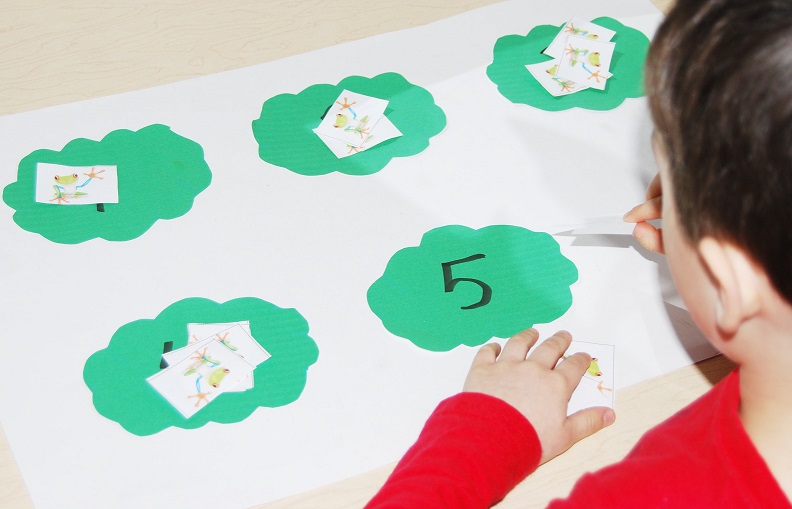 Tree Frog Math Games for Preschool