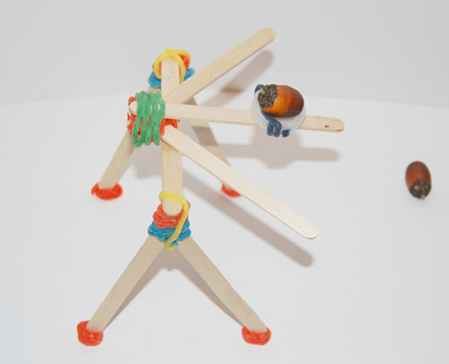 Catapult Design inspired by the 101 Coolest Simple Science Experiments by Holly Homer, Jamie Harrington, and Rachel Miller