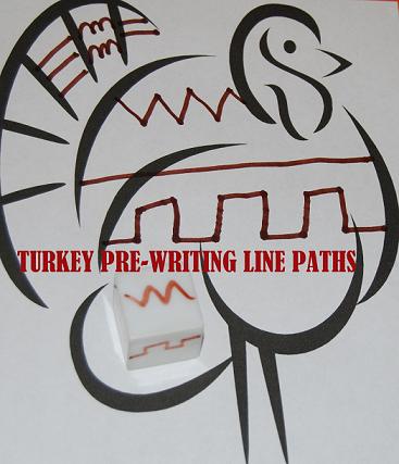 Turkey Pre-Writing Activity for Preschool