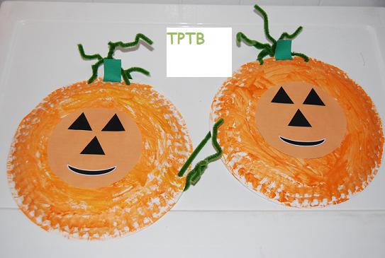 Pumpkin Art for Preschool or Kindergarten