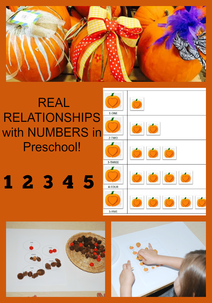 Establishing Real Relationships with Numbers in Preschool