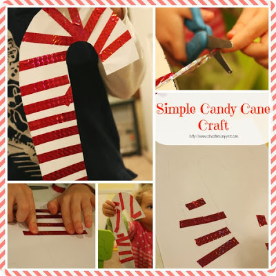 Candy Cane Fine Motor Craft