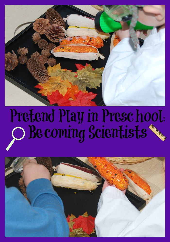 Pretend Play in Preschool How to be a Scientist