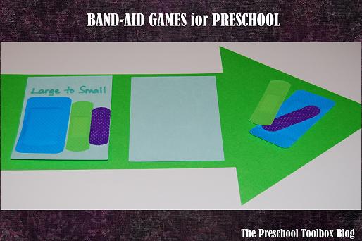 Community Helper Theme for Preschool:  Doctor and Nurse Band-Aid Games for Preschool