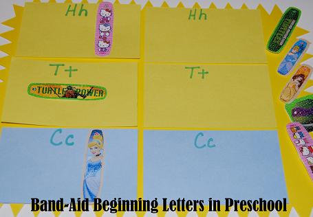 Band-Aid Beginning Letters