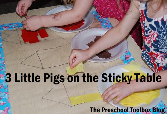 Sensory and Science Explorations with The 3 Little Pigs