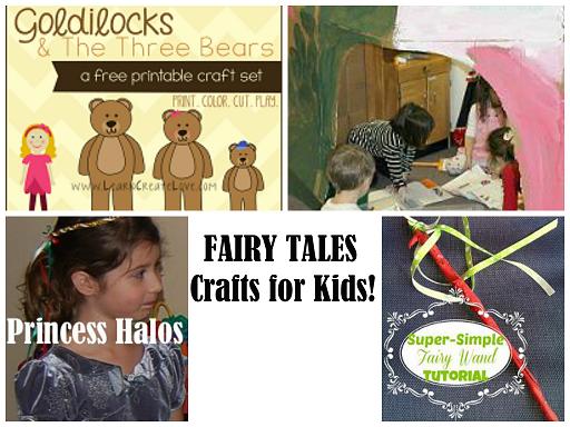 Fairy Tales Arts and Crafts Collage