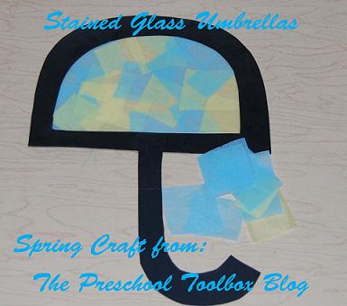 Stained Glass Umbrella Craft