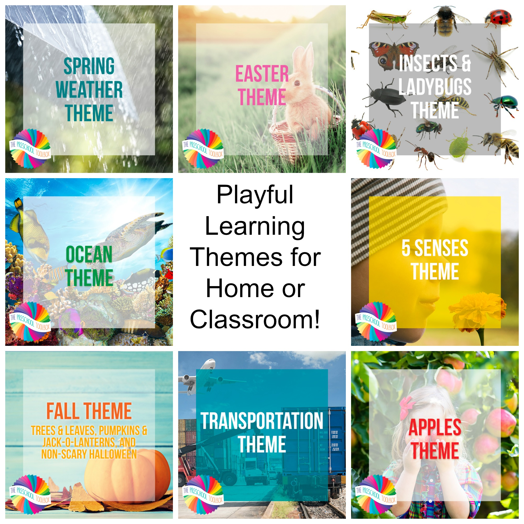 Learn through play with themes your preschoolers will love.