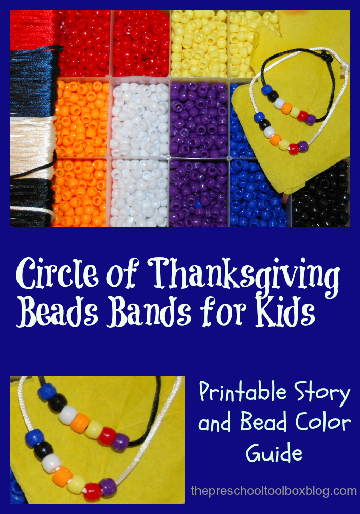 Circle of Thanksgiving Bracelet Craft for Kids