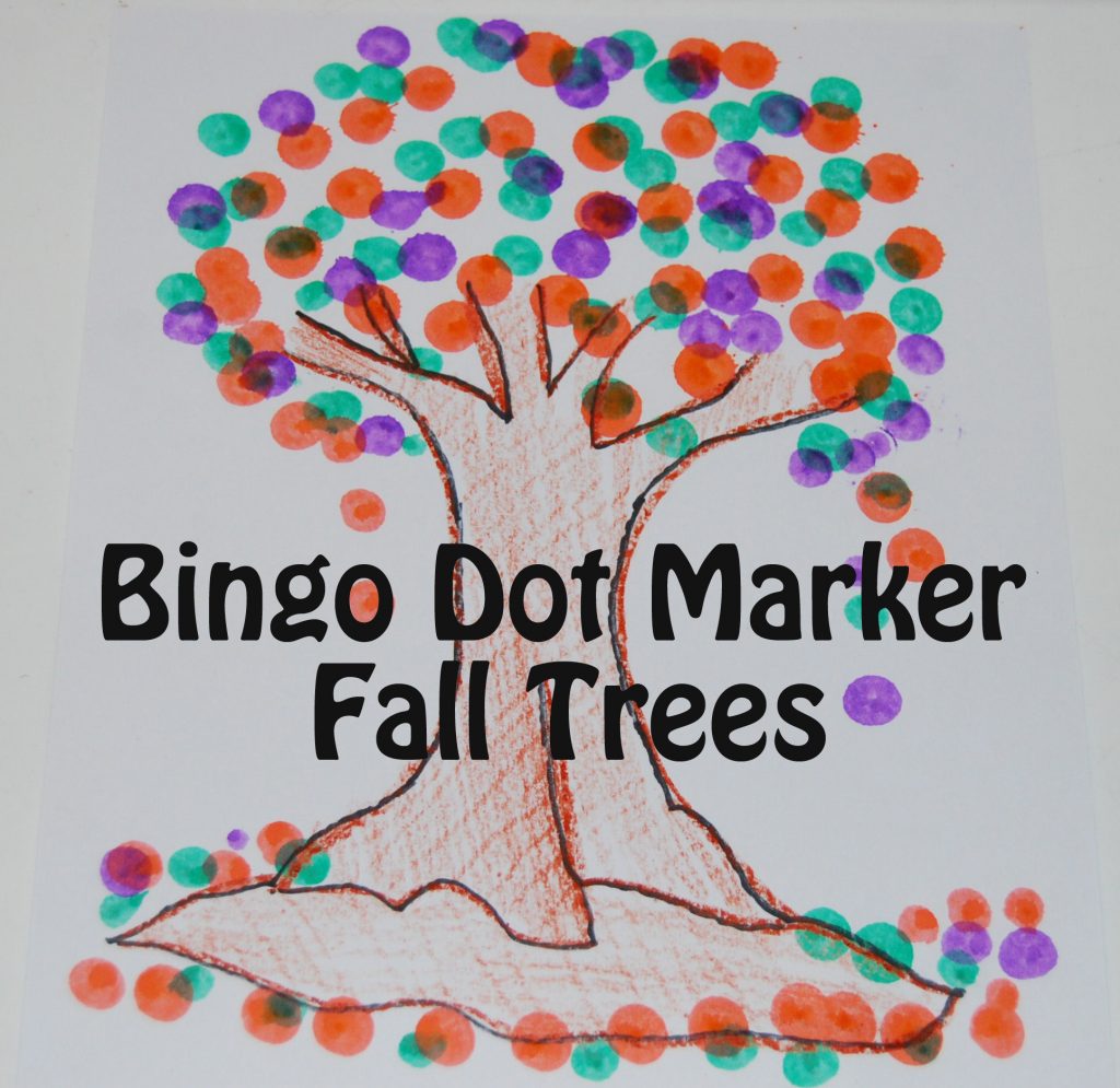 Bingo Dot Marker Fall Trees